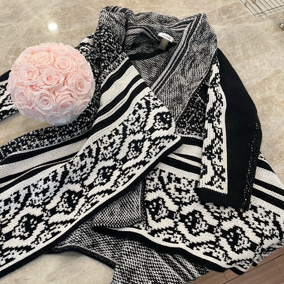 Calvin Klein draped blanket Cardigan - Picture 7 of 8